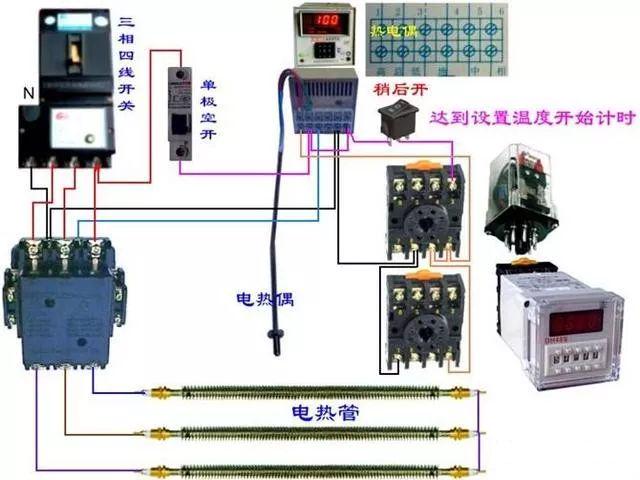 电机计时器怎么接线