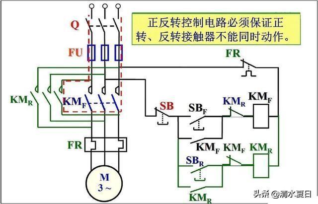 三相电机按钮互锁接线方法