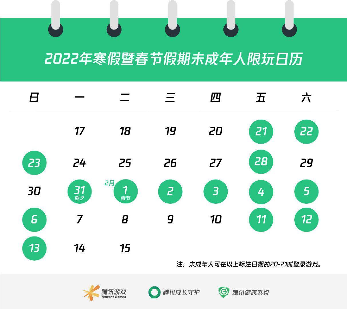 寒假未成年仅15小时游戏时间