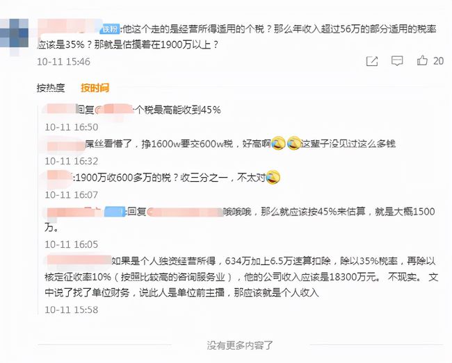 网红收入超千万报税竟未达5000元