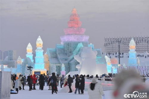 冰雪大世界游客排队像贪吃蛇