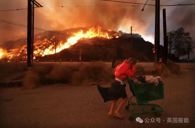 美国山火可能遭遇魔鬼风