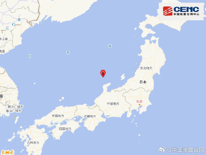 日本九州岛发生6.7级左右地震